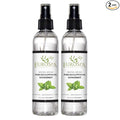EuroSpa Aromatics Pure Eucalyptus Oil ShowerMist and Steam Room Spray, All-Natural Premium Aromatherapy Essential Oils - Menthol Infused, 8oz, 2 Pack