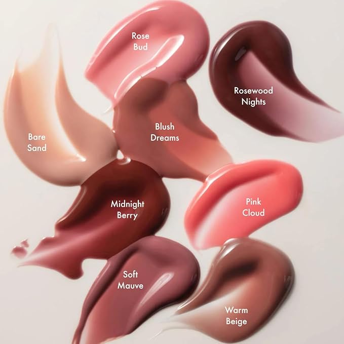 Summer Fridays Dream Lip Oil - Hydrating Tinted Lip Gloss Oil - Non-Sticky Formula with Skincare Benefits for Long-Lasting Softness + Shine - Effortless Beauty Gifts - Rose Bud (0.15 Oz)