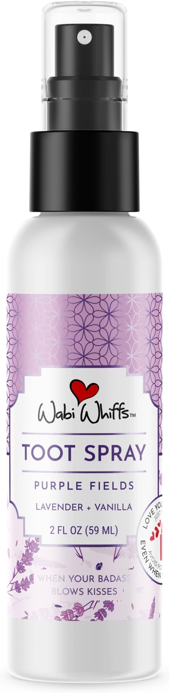Wabi Whiffs Room and Bathroom Toot Sprays (Purple Fields)
