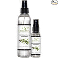 EuroSpa Aromatics Pure Eucalyptus Oil ShowerMist and Steam Room Spray, All-Natural Premium Aromatherapy Essential Oils - Pure Eucalyptus, Duo Pack, 8oz and 2oz