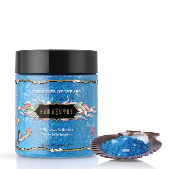 Kama Sutra Treasures of the Sea Ocean Blu 24.5 oz with Skin Softening and Nourishing Minerals