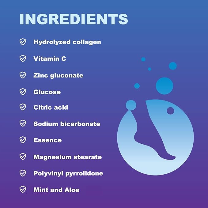 Diabetic Foot Soak Effervescent Tablets Foot Care by Nerve Spa, Anti-Swelling, Rehydrate The Foot, Foot Care Nutrients – 96 Tablets (3 Tubes)