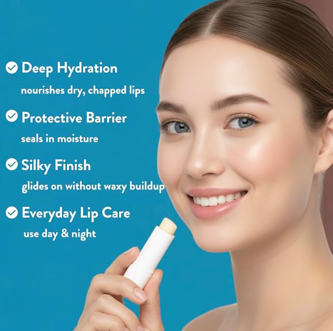 Miss Spa Hydrating Lip Balm Set Moisturizing Lip Care Gift Set for Dry Lips,Nourishing Lip Moisturizer with Shea Butter & Vitamin E, Vegan Gluten Free, Long-Lasting Hydration, 5 Flavors