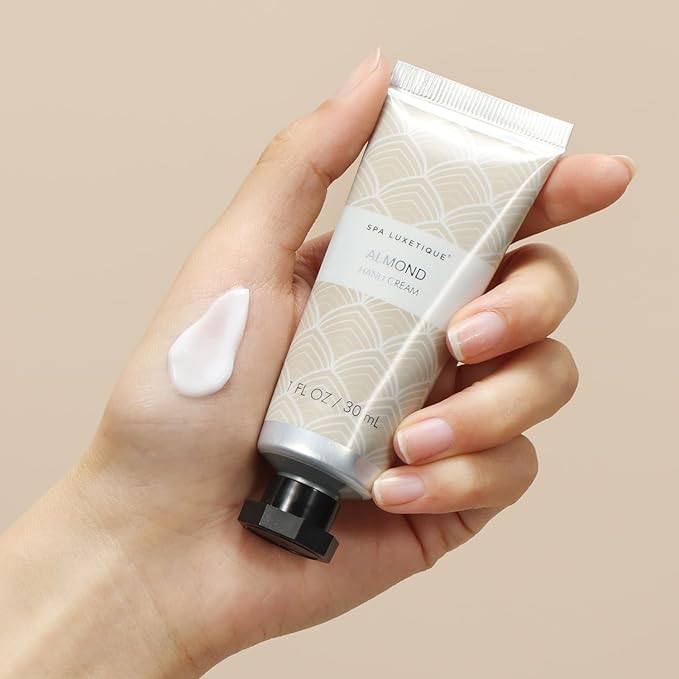 spa luxetique Hand Cream Gift Set,Mothers Day Gifts for Mom,4 Pack Shea Butter Hand Lotion Set for Dry Hands,Travel Size Hand Cream for Women,Birthday Gifts for Women,Teacher Appreciation Gift Nurse