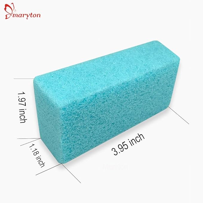 Maryton Pumice Sponge for Feet, Ultimate Pedicure Stone Callus Remover & Foot Scrubber Bulk Pack of 4(Assorted Colors)