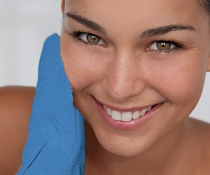 Original Kessa Exfoliating Glove -Value Pack (2 pcs) - Teal Blue