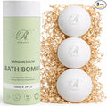 Magnesium Bath Bombs Gift Set – XL Epsom Salt Bath Bombs for Muscle Recovery, Stress Relief & Post-Workout Relaxation with Lavender & Arnica Spa Gift for Women & Men for Sore Muscles