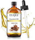 EUQEE Anise Star Essential Oil 4oz / 118ML Large Capacity Anise Star Essential Oil Pure & Premium Essential Oil with Glass Dropper for Candle Soap Making, Diffusers