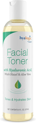Hyalogic Witch Hazel Toner - Alcohol-Free Facial Toner with Hyaluronic Acid & Aloe Vera - Amazing Face Astringent for All Skin Types - Facial Toner to Boost Brightness & Softness (8 fl oz)