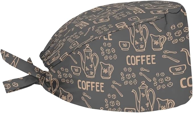 JoyLamoria Novelty Printed Cap with Sweatband Women Men Adjustable Tie Back Hats for Paiting