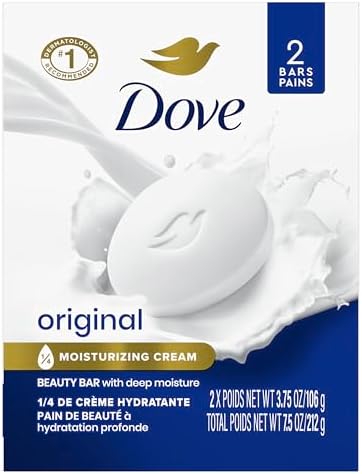 Dove Beauty Bar Soap Original, Pack of 24 3.75 oz by Dove