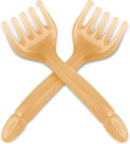 WY LIGHTING LEVEL 2Pcs Head Massager Manual Hair Scalp Massager Gua Sha Five Claw Massage Tool Comb Portable Handheld Resin Relax Tool for Father's Day Mother's Day Gifts (Amber)