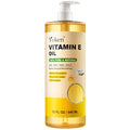 Yoken Vitamin E Oil 32 Fl Oz Vitamin E oil for Skin Bulk Vitamine oils for Face Perfect DIY Bath and Body Oil Cold Pressed Hexane Free Non-GMO Gluten Free Formula