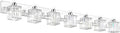 Aipsun Bathroom Vanity Light Fixtures Chrome Vanity Light for Bathroom Crystal Vanity Lighting Fixtures 7 Light (Exclude Bulb)