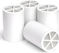 Crystal Quest Shower Filter Replacement Cartridge - Removes Chlorine and Contaminants for Cleaner Water - Durable BPA-Free - Built in the USA - Fits Crystal Quest Shower Filters [Pack of 4]