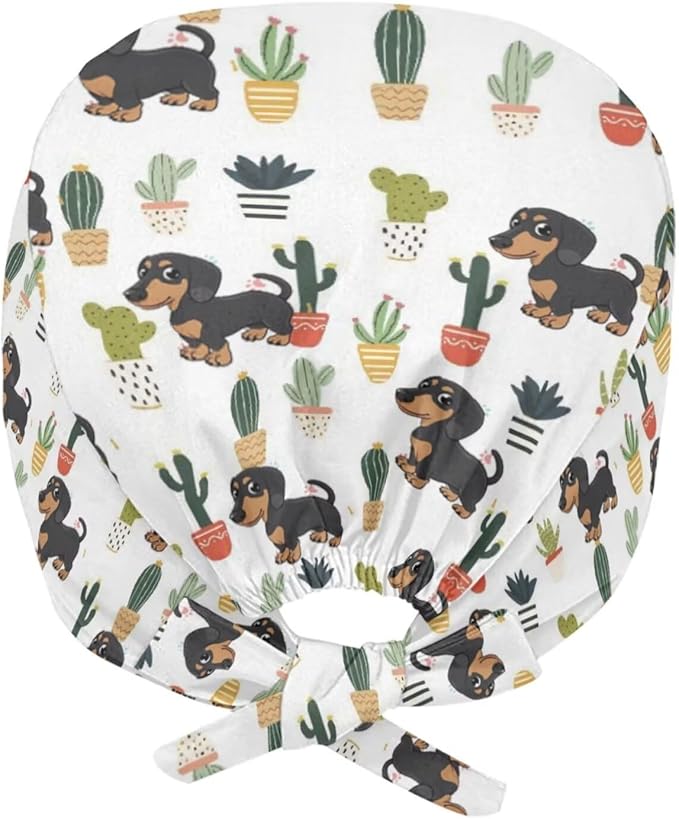 JoyLamoria Novelty Printed Cap with Sweatband Women Men Adjustable Tie Back Hats for Paiting