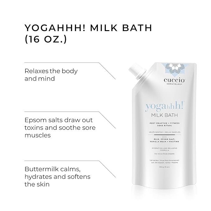 cuccio SOMATOLOGY Yogahhh Milk Bath, White (I0098650)
