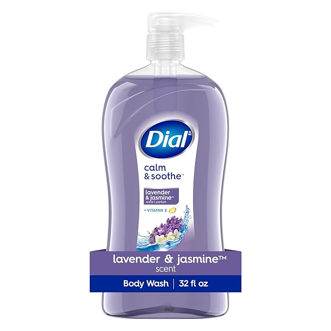 Dial Body Wash, Calm & Soothe Lavender & Jasmine Scent, 32 fl oz