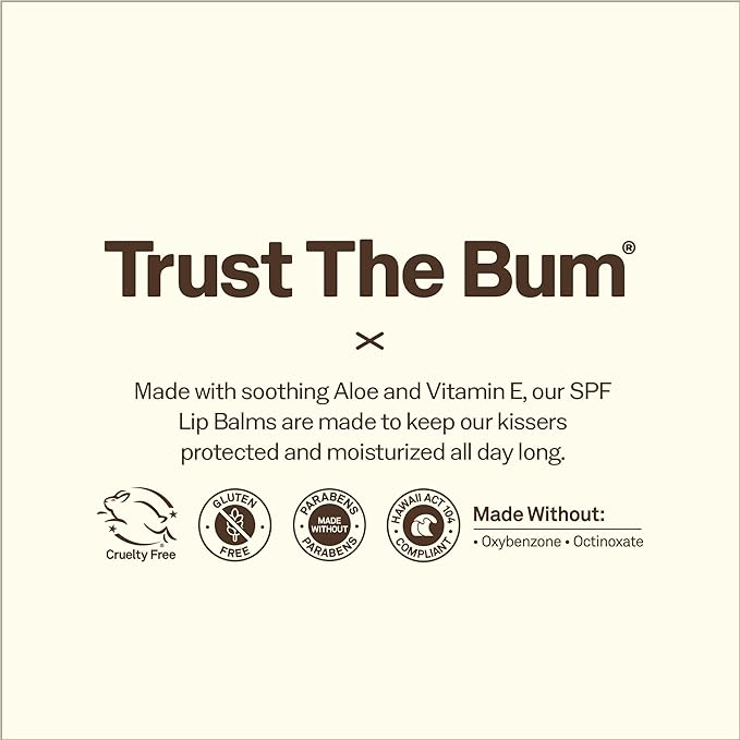 Sun Bum SPF 30 Sunscreen Coconut Lip Balm - Moisturizing Aloe Vera and Vitamin E - Vegan and Cruelty Free - Broad Spectrum UVA/UVB Lip Protection - 0.15 oz Stick