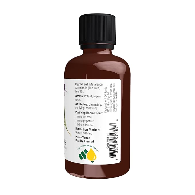 NOW Solutions Tea Tree Essential Oil, 2-Ounce