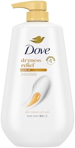 Dove Dryness Relief Body Wash with Jojoba Oil, 30.6 oz by Dove