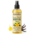 Aromatico Warm Vanilla Body Oil Mist for Women – 7 fl oz | Lightweight, Non-Sticky, Spray-on formula for Daily use After Shower | Moisturized, Soft, Glowing Skin | Cozy, Creamy Vanilla Scent