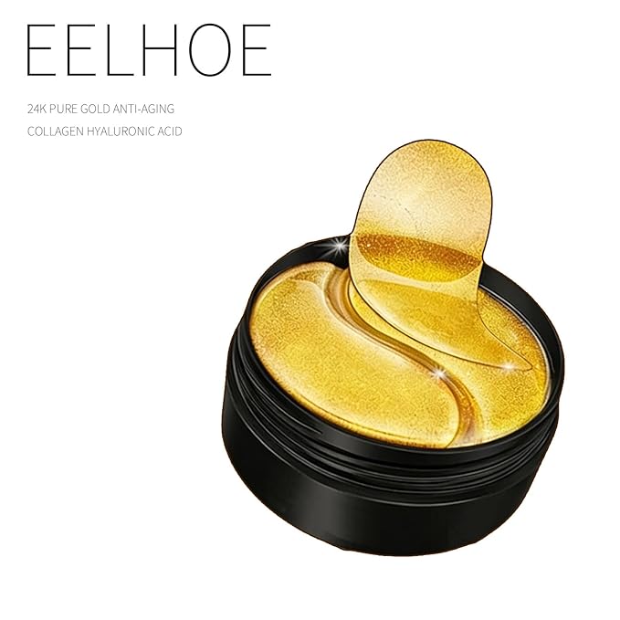 Under Eye Patches 120PCS, 24K Gold Collagen Eye Mask for Puffy Eyes & Dark Circles, Hydrating Eye Pads, Anti-Aging Under Eye Treatment to Smooth Fine Lines
