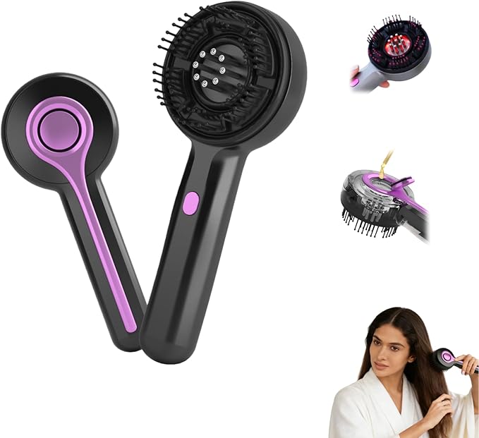 Yi Dong Electric Scalp Massage Comb with 4500mm² 66 Nodes, 3 Modes, Built-in 3ml Essential Oil Reservoir, Type-C Rechargeable - Long-Lasting Hair Care Gift