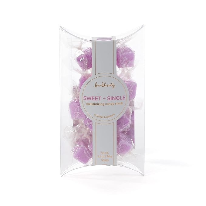 Bonblissity Sugar Scrub Candy 36pcs, For Exfoliating Hands, Feet Turns into Lotions l Lavender Luxury, Ocean Mist, Vanilla Brown Sugar