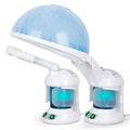 Nova Microdermabrasion Ionic Nano Mist 2 in 1 Hair Face Steamer, 360° Adjustable Steam Hood with Facial Sauna Attachment for Deep Moisturizing Hair Therapy and Skin Care at Home
