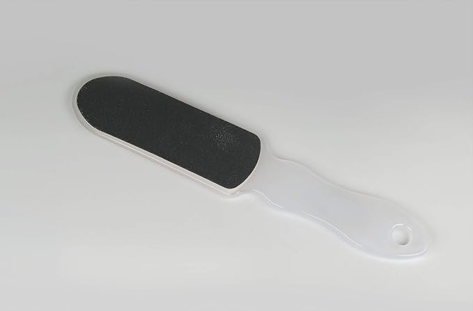 Tredoni 80/120 Grit Double-Sided Curved Callus Rasp with 12.5cm Replaceable Files - Feet Dead/Hard Skin Corn Remover Scraper (Callus Rasp 80/120 Grit)