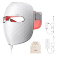 Ulike ReGlow LED Face Mask, Red Light Therapy for Face, Red, Blue, Yellow & Infrared Light Therapy for Acne & Anti-Ageing, Cordless, Remote Control, Eye Protection, Home Skincare Device for Women Wife