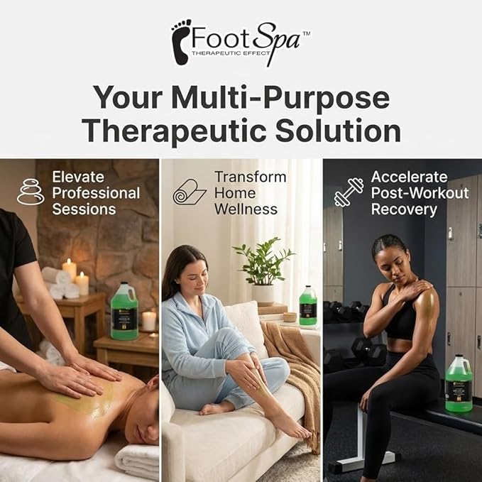 Eucalyptus Massage Oil – Professional & Home Therapeutic Body Treatment | Deep Relief, Zero Greasiness, All Trust | Fast-Absorbing for Revitalized Skin & Muscle Relief, 128 Oz