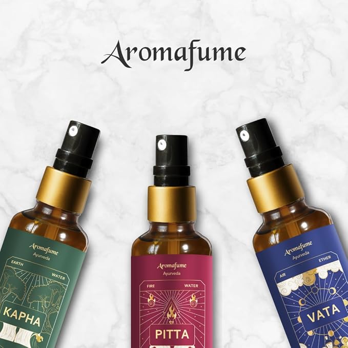 Lemongrass & Lavender Ayurveda Mist | Kapha Balancing Room Spray |Air Freshener |Home Fragrance |Use for Aromatherapy, Relaxation, Sleep, Stress Relief |Reiki, Yoga, Meditation Mist |100ml |Aromafume