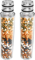 Water Replacement Filter for Shower Head,Compatible with SR SUN RISE Handheld Shower Head Cartridge,for Hard Water Remove Chlorine and Harmful Substances.（2 Pack）
