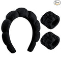 WSICSE Spa Headband for Washing Face, Skincare Headbands Puffy Padded Keep Hair Dry Skincare Essential Gift for Mom Wife