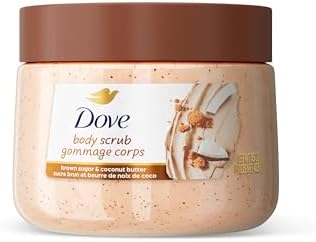 Dove Brown Sugar and Coconut Butter Body Scrub Exfoliates and Deeply 15 oz by Dove