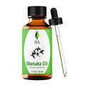 SVA Manuka Essential Oil – 1 Fl Oz – 100% Natural Manuka Oil - for Diffuser, Hair Care, Face, Skin Care, Aromatherapy, Scalp and Body Massage, Soap and Candle Making – with Dropper