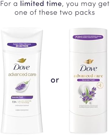 Dove Advanced Care Antiperspirant Deodorant Lavender Fresh 2.6 oz - Image 4