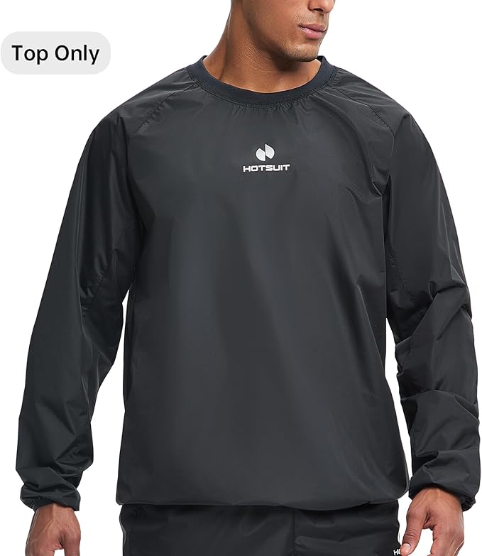 HOTSUIT Men Sauna Suit Sweat Suits Durable Gym Exercise Workout Jacket