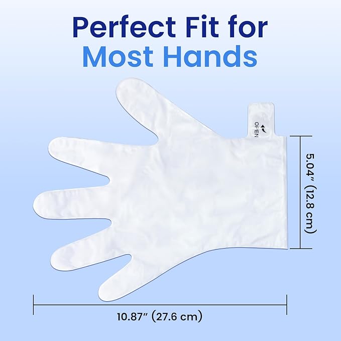 Repairing Hand Mask for Dry Cracked Hands, Hand Masks with Coconut, Shea Butter, Jojoba Oil & Vitamin E, Moisturizing Gloves, Skin Care Gifts for Women & Men, Self Care Gifts for Women (2 Pairs)