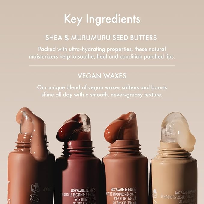 Summer Fridays Tinted Lip Butter Balm - Conditioning Vegan Lip Balm for Instant Moisture, Shine & Hydration - Sheer-Tinted, Soothing Skincare - Vanilla Beige (.5 Oz)