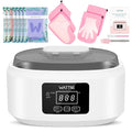 Paraffin Wax Machine for Hand and Feet -Paraffin Wax Warmer Moisturizing Kit Auto-time and Keep Warm Paraffin Hand Wax Machine for Arthritis (White)
