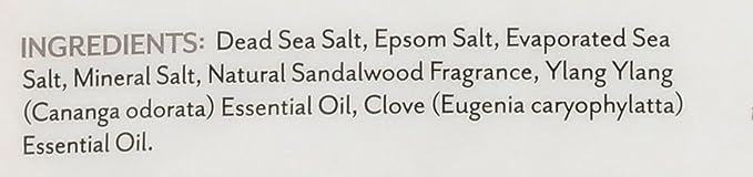 Soothing Touch Deep Sleep Bath Salts Balancing Soak Clove Sandalwood & Ylang, 32 Oz
