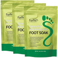 ForPro Professional Collection Green Tea & Lemongrass Foot Soak with Sea & Epsom Salt for Toenail Athletes, Stubborn Odor Scent, Softens Calluses & Soothes Sore Tired Feet - 48 Ounces (3 1-lb Packs)