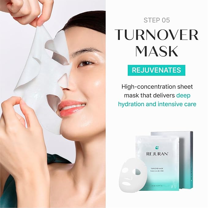 REJURAN® Total Aesthetic Set c-PDRN® - Salmon DNA Rejuvenating Daily Skincare Kit for Anti-Aging, Firming & Deep Hydration. Gift Set for Radiant, Youthful Glass Skin. Korean Skincare.