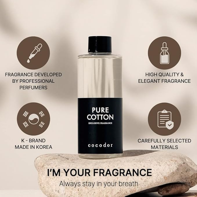 COCODOR Reed Diffuser Oil Refill/White Jasmine /6.7oz / 3 Pack/Aromatherapy, Home Fragrance, Scented Oils, Oils for Reed Diffuser, Bathroom Home Decor
