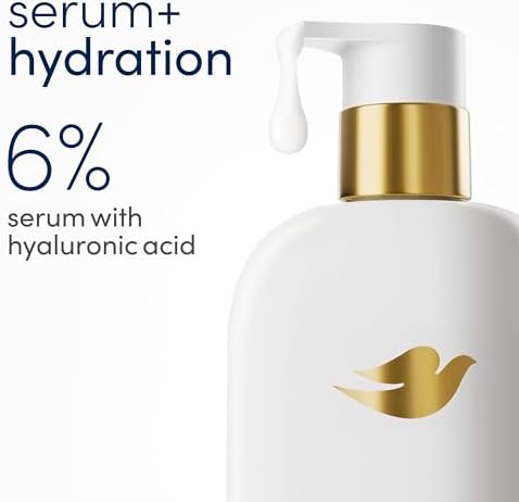 Dove Serum+ Hydration Body Wash Hyaluronic Acid 6% Hydration Serum, 18.5 oz - Image 5