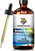 Ocean Breeze Essential Oil - GV77ZF Ocean Breeze Oils for Diffusers, Humidifiers, DIY Candles, Soap, Cleaning, Home, Office, Yoga, Massage, Gifts - 4 fl oz (120 ml)