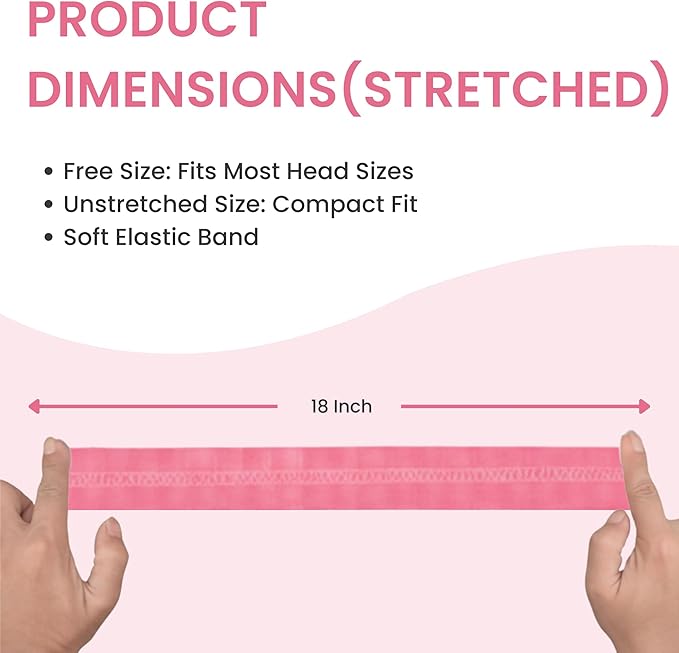 Disposable Bouffant Caps 21 Inch Non Woven Hair Net Elastic Head Cover For Food Service Kitchen Salon Lab Spa And Hygiene Use